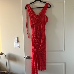 Tanya Taylor red dress size 0